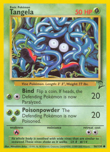 Tangela (96/130) [Base Set 2]