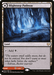 A Magic: The Gathering card titled "Blightstep Pathway // Searstep Pathway [Secret Lair: From Cute to Brute]," a rare land type. It features eerie blue cave artwork with a lone figure holding a lantern, reflecting on dark water. The card text reads: "The waters smell oddly sweet, but do not be enticed. You don't want to meet what lurks below the surface.