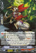 A "Cardfight!! Vanguard" V Promo Card featuring "Stealth Beast, Tobiitachi (V-PR/0172EN) [V Promo Cards]" from the Dragon Empire's Nubatama clan. This Grade 1 card has a power of 8000 and an illustration of a masked ninja squirrel wielding a staff, leaping with logs. The card includes detailed abilities and effects related to token units.