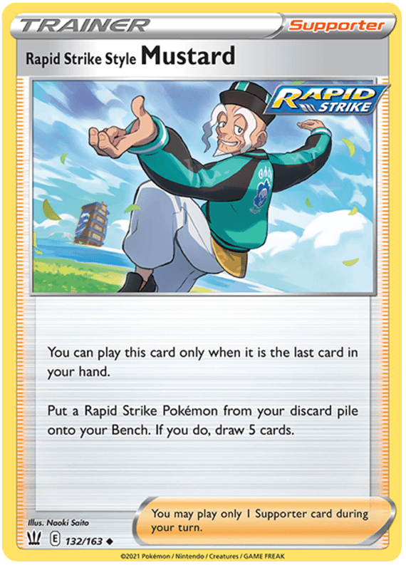 A Pokémon trading card titled 