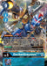 The DeckerGreymon [BT10-026] (Alternate Art) card from the Xros Encounter set showcases a mechanical dragon clad in blue and silver armor, wielding red claws and a serrated tail. With attributes like Lv.5, 10,000 DP, costs (9 for play, 4 Digivolve from Lv.4), and special abilities—embrace its Blue Flare power!