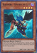 A "Yu-Gi-Oh!" trading card featuring the Blackwing - Zephyros the Elite [DUOV-EN066] Ultra Rare. This Effect Monster depicts a winged male creature with blue hair and black feathery wings, poised in an action stance against a glowing blue background. The card details include its effect, attack, and defense points.