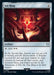 A Magic: The Gathering Sol Ring [The Lord of the Rings: Tales of Middle-Earth Commander] card, illustrated with a fiery and ominous red and black background. A glowing ring floats before a menacing figure with outstretched metallic hands reminiscent of Sauron. The card text explains the powerful artifact's history and ability to generate two colorless mana.