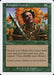 A Magic: The Gathering card from the Seventh Edition titled "Rampant Growth [Seventh Edition]." It depicts a man covered in vines, emerging from a sunflower, holding a staff. The card text reads: "Search your library for a basic land card and put that card into play tapped. Then shuffle your library.