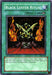 A "Yu-Gi-Oh!" trading card titled "Black Luster Ritual [SYE-025] Super Rare." The green Ritual Spell card from the Starter Deck: Yugi Evolution set, marked "SYE-025" and "1st Edition," depicts a ceremonial altar with two flaming braziers and a carved stone tablet featuring a shield and swords, detailing how to summon Black Luster Soldier.