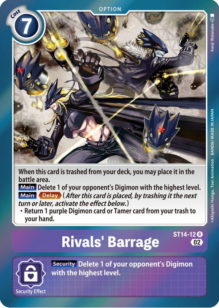 Rival's Barrage [ST14-12] [Starter Deck: Beelzemon Advanced Deck Set]