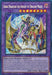 A Yu-Gi-Oh! trading card titled "Dark Magician the Knight of Dragon Magic [BLMR-EN001] Secret Rare." The Secret Rare card shows an armored dragon knight wielding a sword, with dark, magical energy swirling around. It has 2900 attack points and 2400 defense points. Featured in Battles of Legend: Monstrous Revenge, it boasts a holographic glittery appearance.