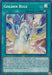 A shiny "Golden Rule [BLMR-EN035] Secret Rare" spell card from the Yu-Gi-Oh! trading card game. The card features an illustration of several colorful, ethereal creatures, including birds and a large beast, set against a radiant, multicolored gemstone background reminiscent of Crystal Beasts. Text details the card's effects and attributes.