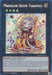 Image of a Yu-Gi-Oh! Xyz/Effect Monster trading card titled "Madolche Queen Tiaramisu [BLMR-EN076] Secret Rare." The card, from the *Battles of Legend: Monstrous Revenge* set, features an ornate illustration of the queen on a throne surrounded by colorful pastel sweets and creatures. She boasts 2200 attack points and 2100 defense points.
