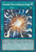Yu-Gi-Oh! Quick-Play Spell Card titled "Super Polymerization [BLMR-EN089] Secret Rare." The card features a bright burst of light at the center, emitting rays of blue, white, and yellow. The background is a mix of dark and light blue with sparkling effects. The text details how to use the card for a powerful Fusion Summon in the game.