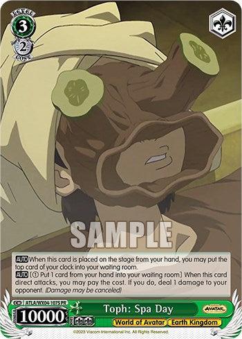 A trading card featuring Toph from 