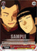This Promo Card features Zuko and Mai from "Avatar: The Last Airbender" series. Zuko smiles warmly at Mai, who reciprocates with a gentle smile, her eyes partially closed. The card includes game-related details and stats, such as a power of 7000, with text and images showcasing their Fire Nation affiliation. This is presented as the product "Zuko & Mai: In Their Own World [Avatar: The Last Airbender]" by Bushiroad.