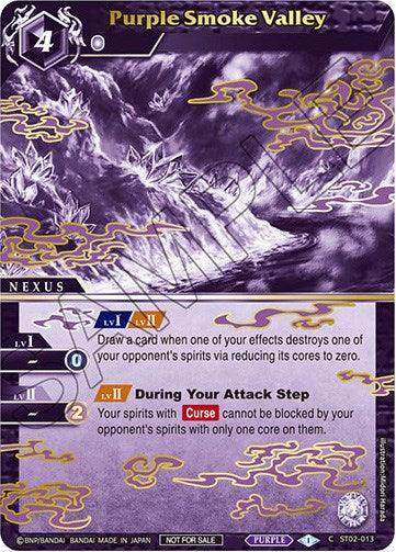 Purple Smoke Valley (Finalist Card Set Vol. 2) (ST02-013) [Launch & Event Promos]