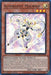 A Yu-Gi-Oh! Altergeist Malwisp [DUNE-EN009] Super Rare trading card. The card displays an illustration of a humanoid figure adorned with futuristic, orb-like appendages and emitting radiant energy. Text at the bottom describes its attributes: a Light-type, Spellcaster/Tuner/Effect Monster with 1500 ATK and 0 DEF.