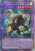 The Yu-Gi-Oh! card titled "Chimera the King of Phantom Beasts [DUNE-EN033] Quarter Century Secret Rare" features a purple starry background. This Fusion/Effect Monster depicts a mythical creature with a lion's body, dragon's wings, and goat heads. The card attributes are "Beast" with ATK 2100 and DEF 1800. Part of the Duelist Nexus series.