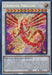 A Yu-Gi-Oh! trading card titled Crimson Dragon [DUNE-EN038] Secret Rare, a Synchro Monster, depicts a vibrant red dragon with intricate details and glowing wings against a multicolored holographic background. This Secret Rare card features various stats, descriptions, and effects in a blue-bordered box at the bottom. The card number is DUNE-EN038.