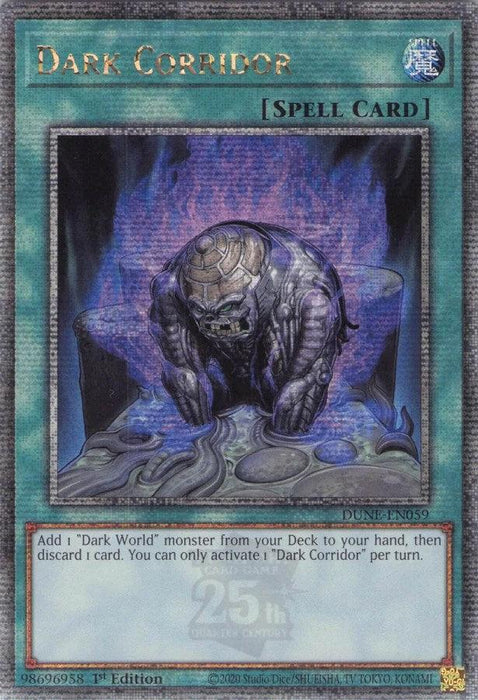 Dark Corridor [DUNE-EN059] Quarter Century Secret Rare