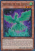 A Yu-Gi-Oh! trading card titled **"Sentinel of the Tistina [DUNE-EN086] Super Rare"** from the Duelist Nexus series. The card features a glowing green, mystical bird-like creature with outstretched wings, surrounded by an aura of green energy. This Aqua/Effect Monster boasts 1200 ATK and 1400 DEF.