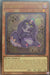 A Yu-Gi-Oh! card titled **Purrelyly [OP22-EN001] Ultimate Rare** with a holographic finish. It features a cute, dark purple cat-like creature with yellow eyes and a fluffy tail adorned with a green ribbon. An Ultimate Rare from OTS Tournament Pack 22, the card displays its type as "Fairy/Effect" and has attack and defense points of 100.
