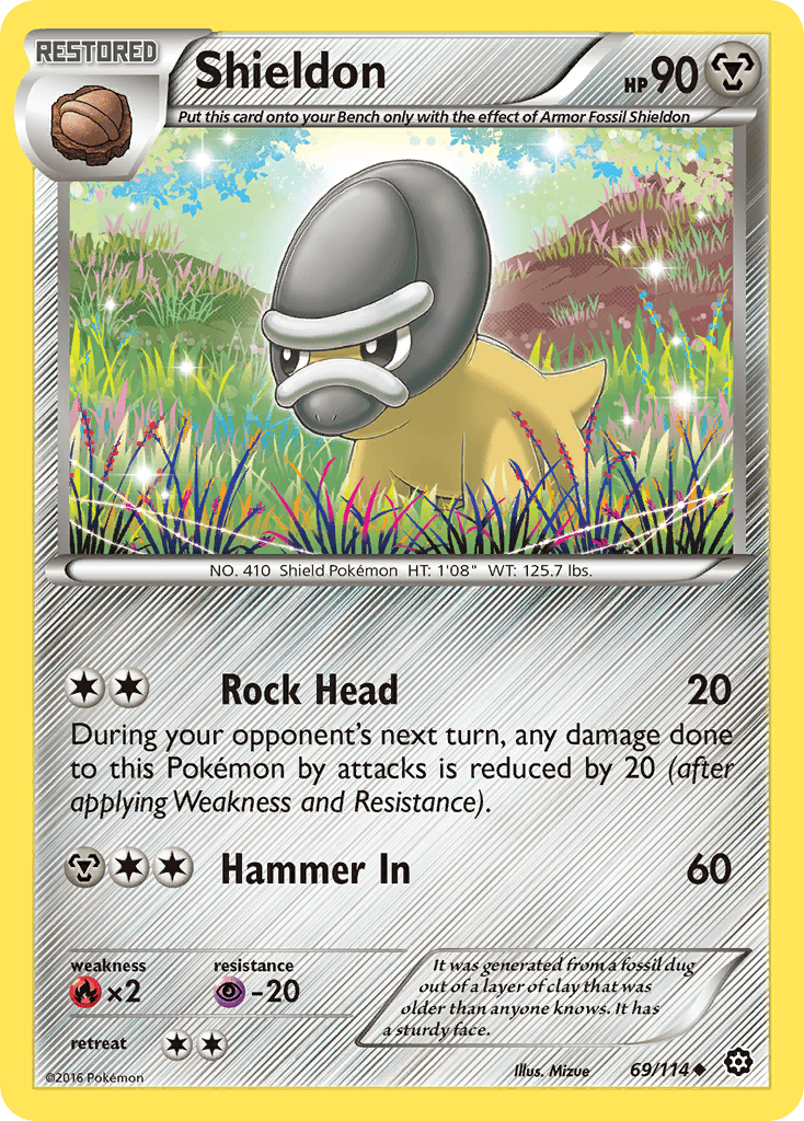 Shieldon (69/114) [XY: Steam Siege]