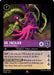 A Disney trading card titled "Dr. Facilier - Agent Provocateur (37/204) [The First Chapter]." It shows an animated figure with a sinister grin and outstretched hands surrounded by green and purple magical elements. It has 4 attack, 5 defense, costs 7 ink to play, and boasts the Shift 5 and "Into the Shadows" abilities.