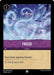 A card from The First Chapter of Disney Lorcana depicts Elsa in a snowy landscape, casting a spell with swirling ice and snow. The card, titled "Freeze (63/204) [The First Chapter]," has a cost of 2 in the upper left corner. The text reads: "Exert chosen opposing character. It's time for you to chill." This common card is numbered 63/204 under the Disney brand.