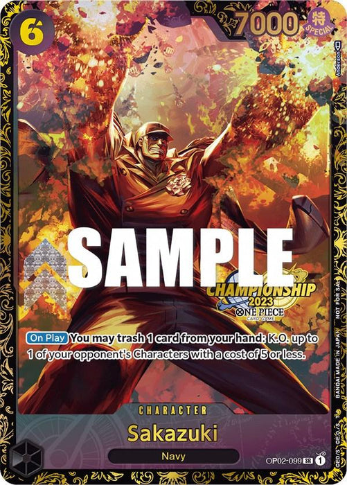 Sakazuki (Championship 2023) [One Piece Promotion Cards]
