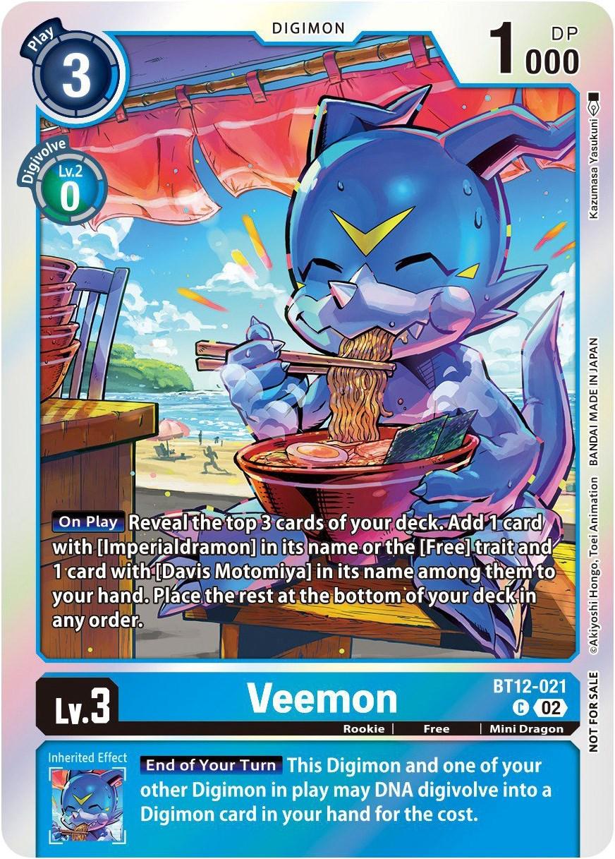 An image of a Digimon trading card titled 