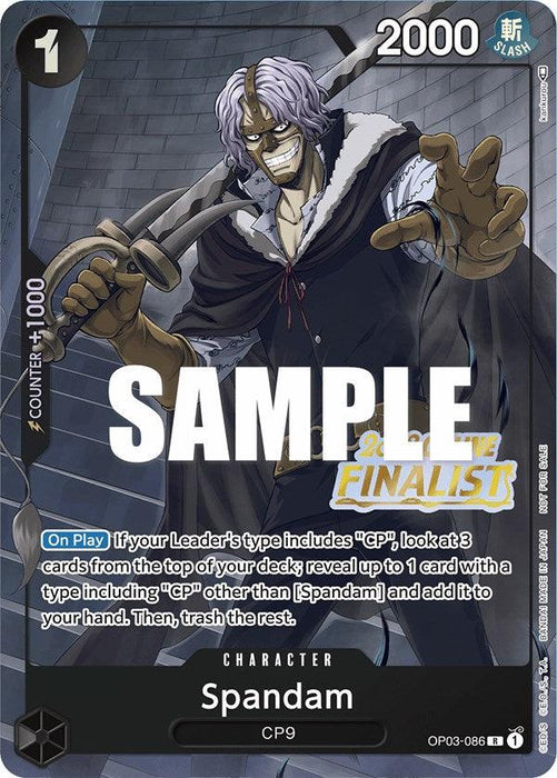 Spandam (Online Regional 2023) [Finalist] [One Piece Promotion Cards]