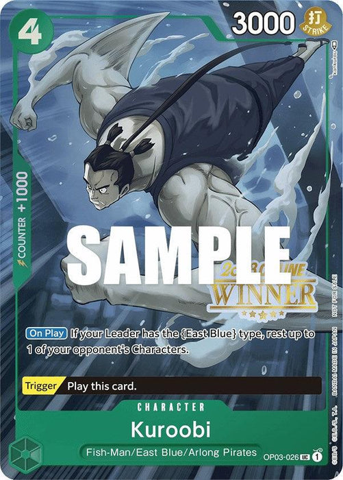 Kuroobi (Online Regional 2023) [Winner] [One Piece Promotion Cards]
