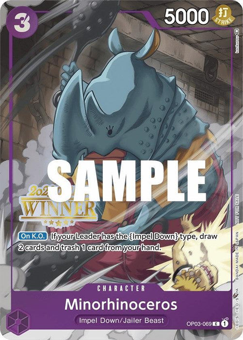 Minorhinoceros (Online Regional 2023) [Winner] [One Piece Promotion Cards]