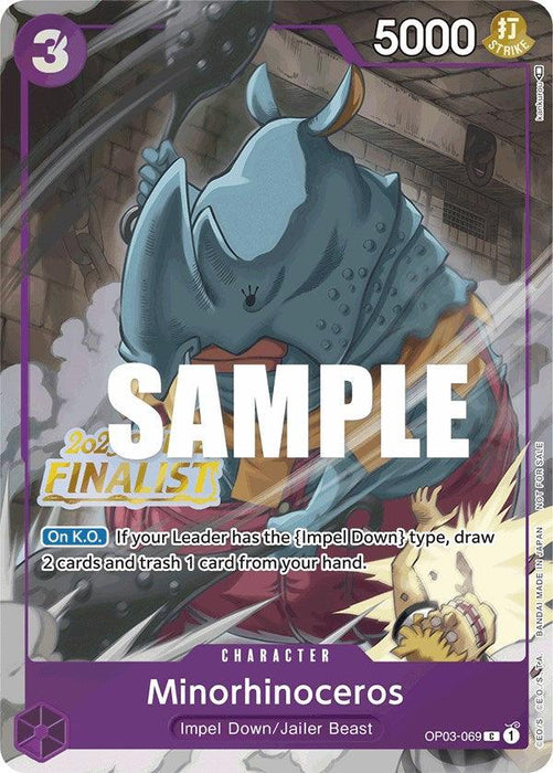 Minorhinoceros (Offline Regional 2023) [Finalist] [One Piece Promotion Cards]