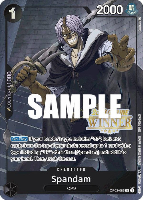 Spandam (Offline Regional 2023) [Winner] [One Piece Promotion Cards]