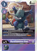 A rare Digimon card featuring "BlackGatomon Uver. [RB1-028] [Resurgence Booster]." The card, part of the Resurgence Booster set, has a blue border and depicts a dark feline character in a hooded, clawed outfit standing in an urban setting. It includes Digivolve Cost 2, Play Cost 5, 4000 DP, and effects related to playing and drawing cards.