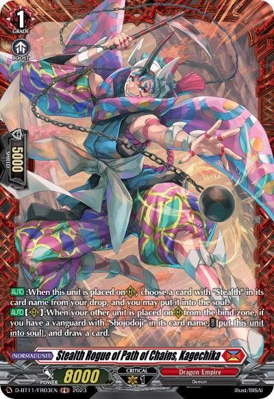 Stealth Rogue of Path of Chains, Kagechika (D-BT11/FR03EN) [Clash of Heroes]