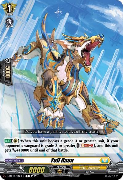 Yell Gaon (D-BT11/088EN) [Clash of Heroes]