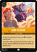A Disney card titled “Zero To Hero (32/204) [Rise of the Floodborn]” with a cost of 2 ink. The image depicts a muscular man in a toga smiling and pointing up, with two other characters behind him—a warrior and a dragon—in a swirl of vibrant clouds. Part of the Rise of the Floodborn set, it releases on 2023-11-17.