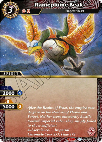 Flameplume Beak (BSS03-008) [Aquatic Invaders]