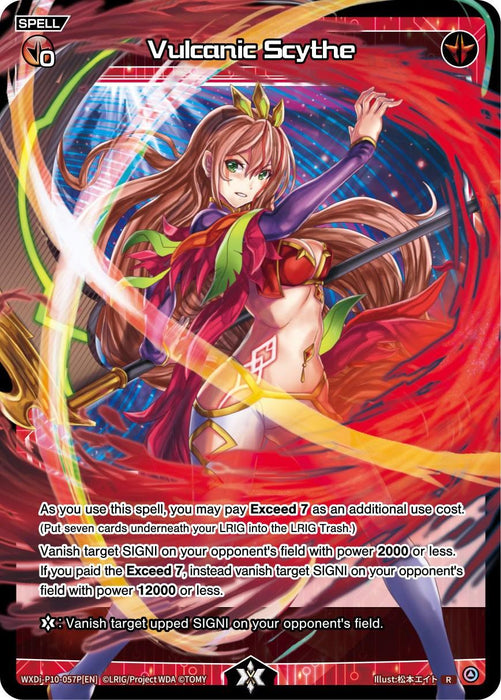 Vulcanic Scythe (Parallel Foil) (WXDi-P10-057P[EN]) [Prismatic Diva]