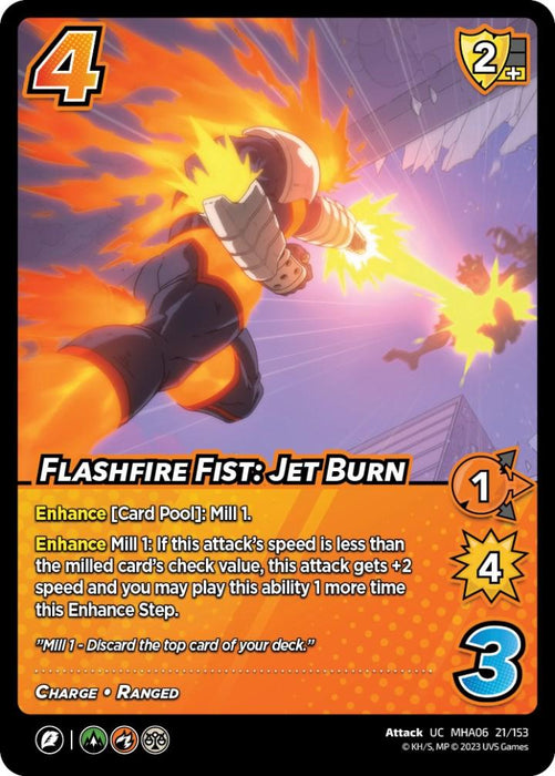 Flashfire Fist: Jet Burn [Jet Burn]