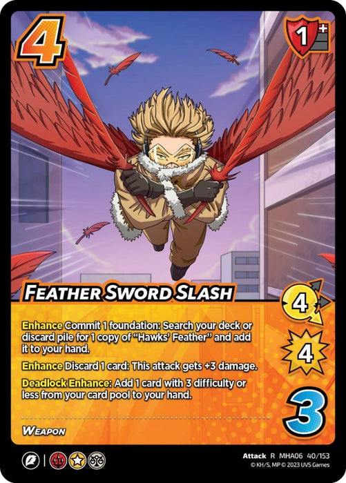 Feather Sword Slash [Jet Burn]