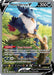 The ultra-rare Pokémon card titled "Honchkrow V (162/172) [Sword & Shield: Brilliant Stars]" from the Pokémon series features a large, dark blue bird with a white crest and hat-like tuft of feathers. Perched on a branch overlooking a field, it boasts 200 HP and abilities "Boss Pockets" and the darkness-inflicted "Fearsome Shadow," dealing 130 damage.