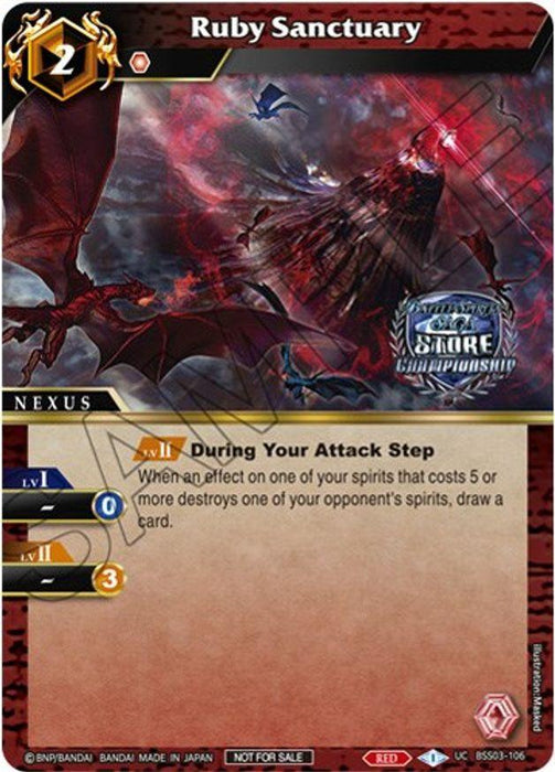 Ruby Sanctuary (Championship Pack 2023 Vol. 3) (BSS03-106) [Launch & Event Promos]