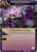 An Amethyst Sanctuary (Championship Pack 2023 Vol. 3) (BSS03-108) [Launch & Event Promos] from the Bandai card game features a dark, fantastical scene with two armored knights holding shields. As a Card Type Nexus with a cost of 2, it has a purple border and various game mechanics described, including effects when a spirit is destroyed.