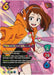 A Character Alternate Art Rare trading card featuring Ochaco Uraraka from My Hero Academia. She is in dynamic action, smiling with her right hand clenched and left hand extended. The card boasts various stats: 6 difficulty, 0 control, 6 speed, 28 high attack, and 6 shield. Text details her abilities and actions in the game. Product Name: Ochaco Uraraka (12/17) [Jet Burn] Brand Name: UniVersus