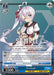 A Super Rare trading card featuring Portland (AZL/S102-E134S SR) [Azur Lane] from Bushiroad, a white-haired anime character from Azur Lane's "Eagle Union" faction. She dons a uniform-like outfit and holds a small doll. The card boasts stats including 5500 power, level 2, cost 1, and a "C" trigger, along with extensive text detailing her abilities.