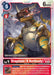 Here's a revised sentence incorporating the given product data:

"A Digimon trading card titled 'Greymon (X Antibody) [BT9-012] (Blast Ace Pre-Release Winner) [X Record]' from the Digimon brand. This card features Greymon, a muscular dinosaur-like creature adorned with armor plates and a helmet. It has a blue play cost of 5, a red digivolution cost of 2, and includes detailed stats such as 6000 DP along with various game rules and in-game effects, making it ideal for battles involving Omnimon.