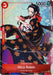 A colorful trading card from the 2023-10-27 One Piece Promotion Cards featuring Nico Robin (Gift Collection 2023) [One Piece Promotion Cards] by Bandai. This character card shows her with long black hair in a black floral kimono with red accents, boasting a power of 5000, a counter of +1000, and a cost of 3. The number "ST01-008" is visible at the bottom.
