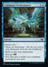 Magic: The Gathering card "Command Performance (Galaxy Foil) [Unfinity]," from the Unfinity set (collector number 328), is a blue sorcery costing 1 generic and 1 blue mana. It lets you choose two options: opening an Attraction, rolling to visit Attractions, generating two tickets, or placing a sticker on a nonland permanent. The artwork depicts a performer with ethereal, luminous creatures in the background.