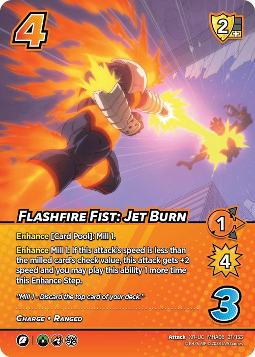 Flashfire Fist: Jet Burn (XR) [Jet Burn]